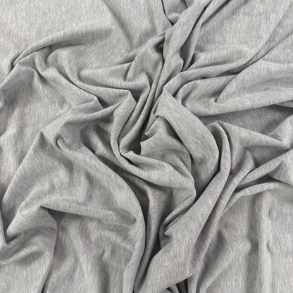 Bamboo Merino Sweatshirt Fleece - Light Heathered Grey