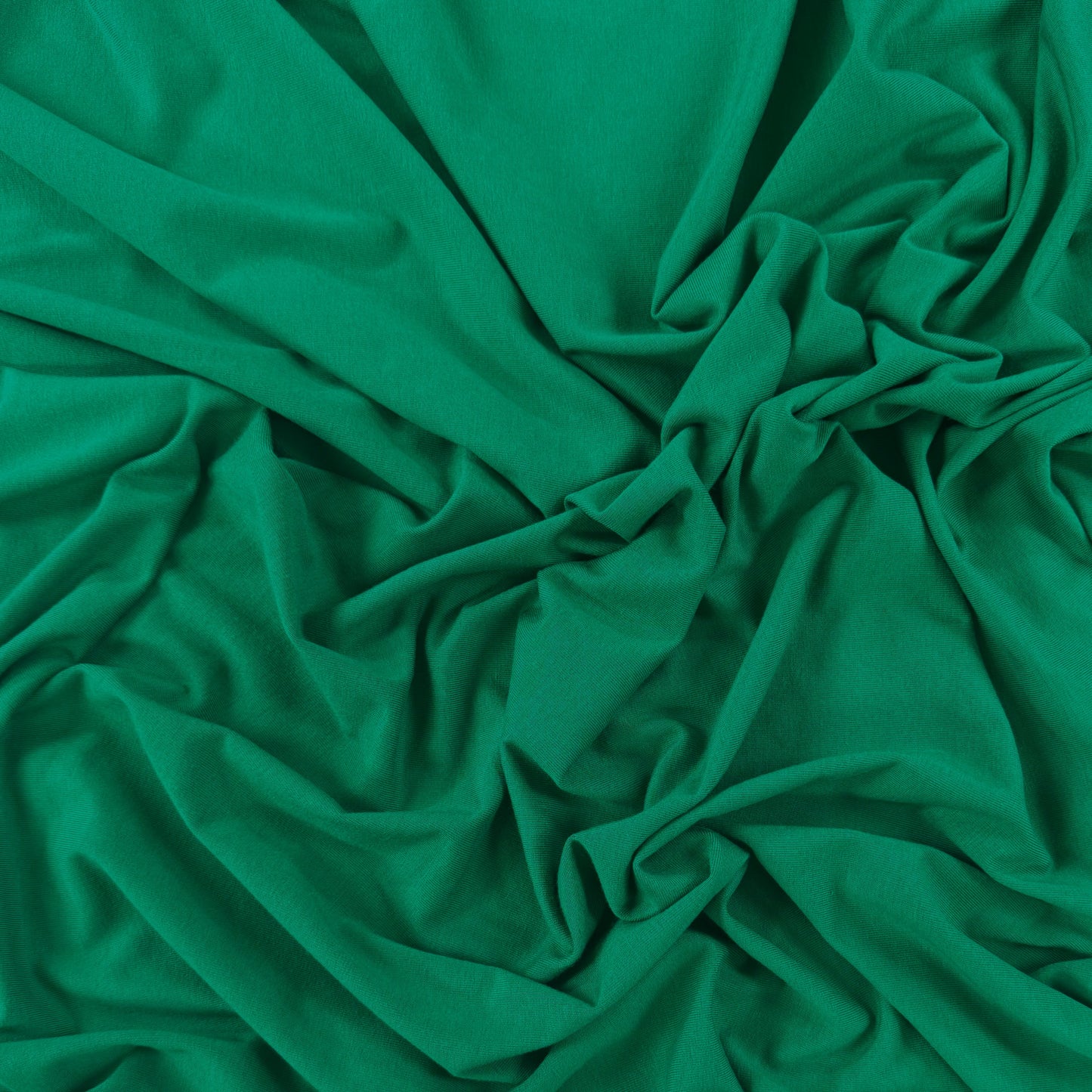 Bamboo Cotton Jersey - Holly Green