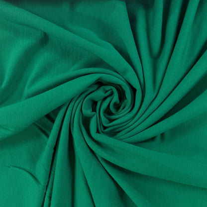 Bamboo Cotton Sweatshirt Fleece - Holly Green