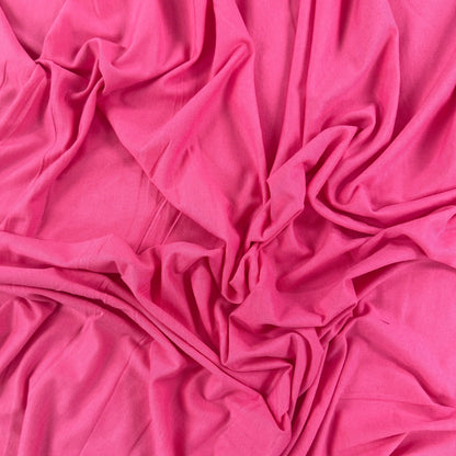 Bamboo Cotton Jersey - Fandango Pink