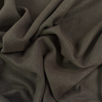 Reversible Wool Double Cloth Coating -  Brown / Tan - Film Studio Deadstock