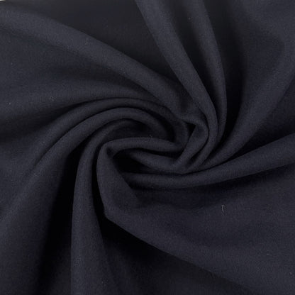 Wool Melton - Darkest Navy - Film Studio Deadstock