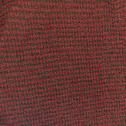 Wool Houndstooth Coating - Red & Muted Green - Film Studio Deadstock