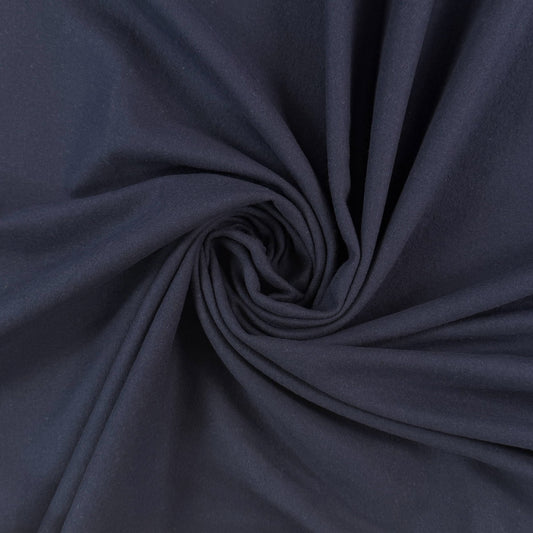 Organic Cotton Brushed Twill - Navy - Film Studio Deadstock