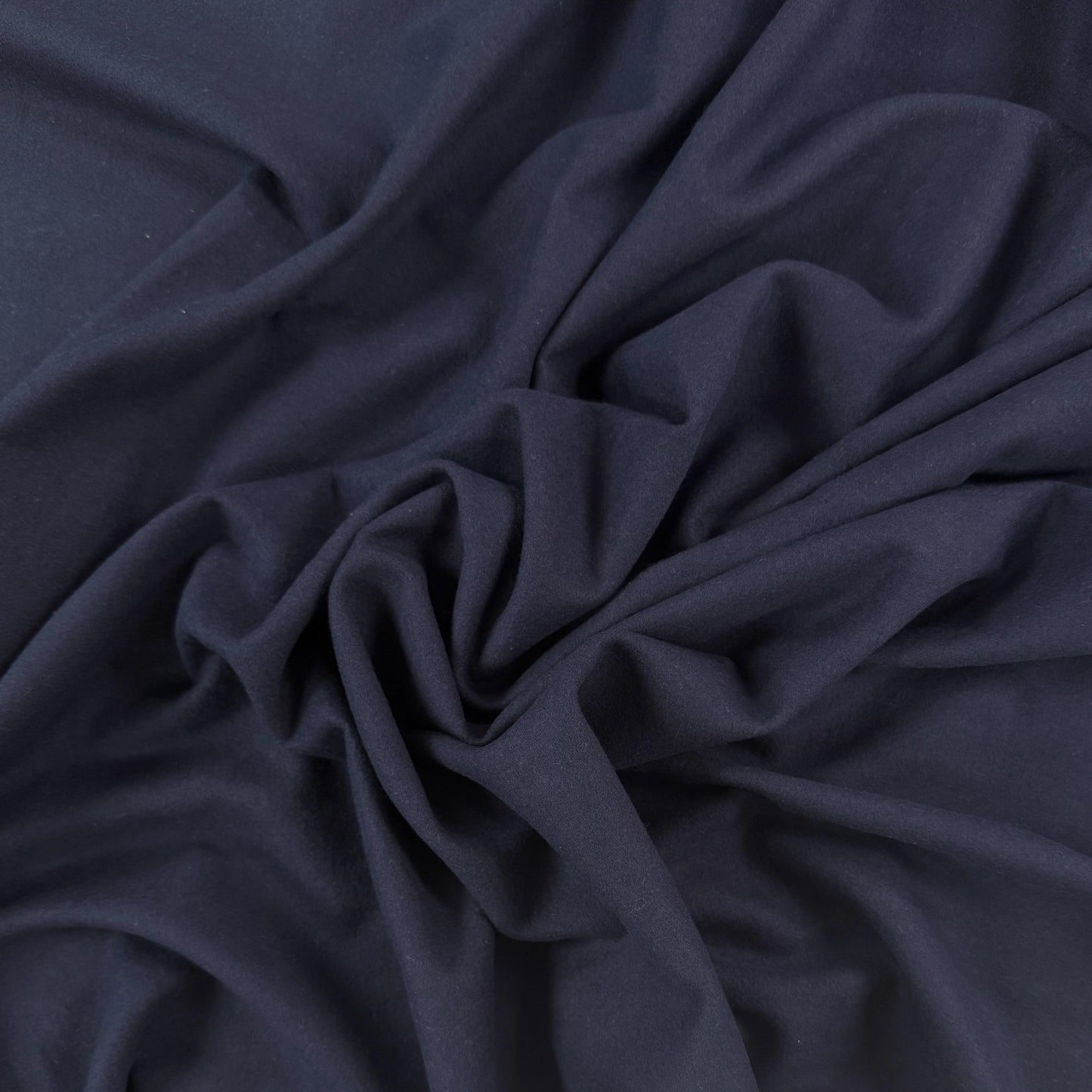 Organic Cotton Brushed Twill - Navy - Film Studio Deadstock