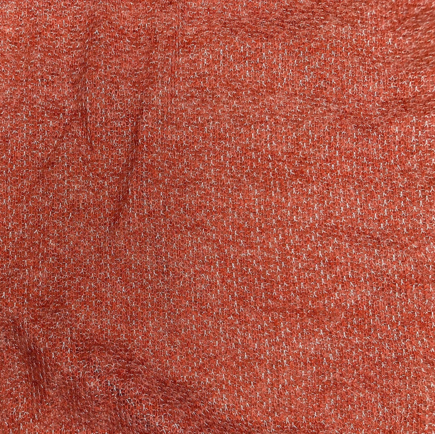 Red Sweater Knit - Wool / Acrylic - Deadstock Fabric