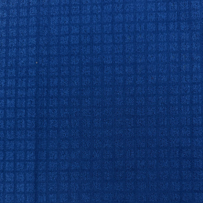 Polyester Velvet Upholstery Fabric - Blue - Film Studio Deadstock