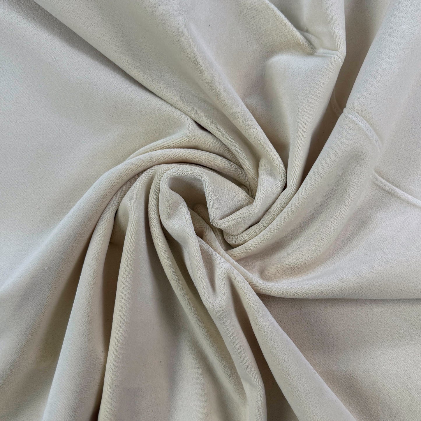 Heavy Cotton Velveteen - Ivory - Film Studio Deadstock