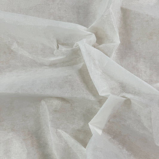Lightweight Non Woven Fusible Interfacing - White - Film Studio Deadstock