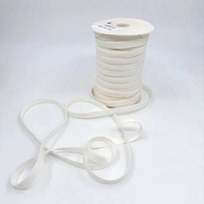 Latex-Free Silicone Gripper Elastic - 10mm - White
