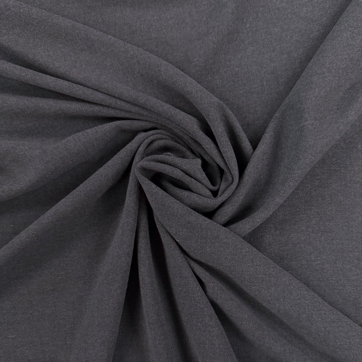 Acrylic Crepe - Charcoal - Film Studio Deadstock