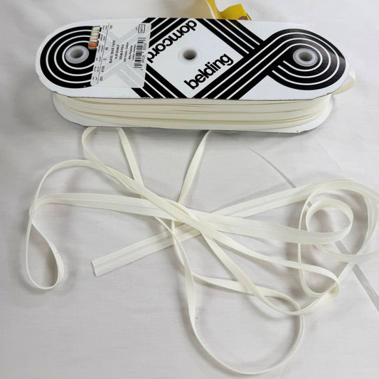 6mm  Double Fold Bias Tape (1/4") - Ivory