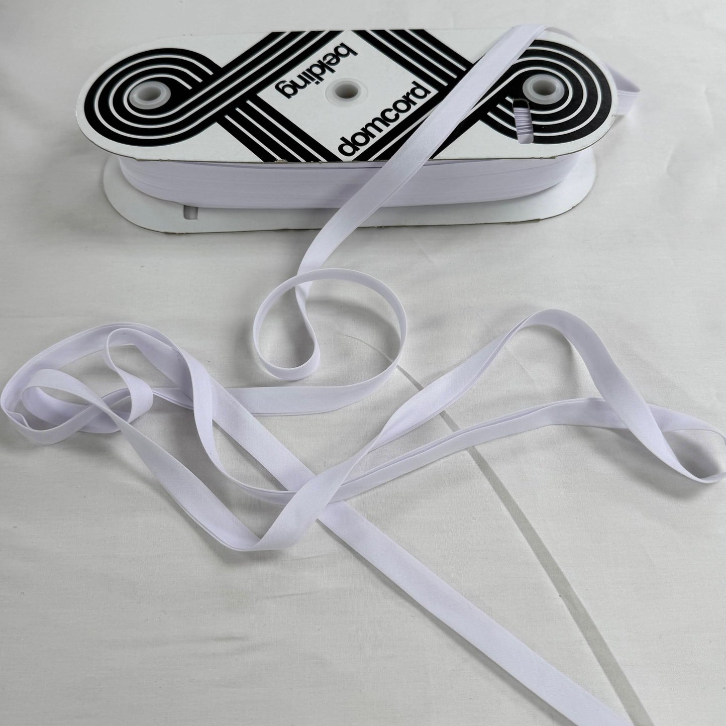 Extra Wide Double Fold Bias Tape 13mm (1/2") - White