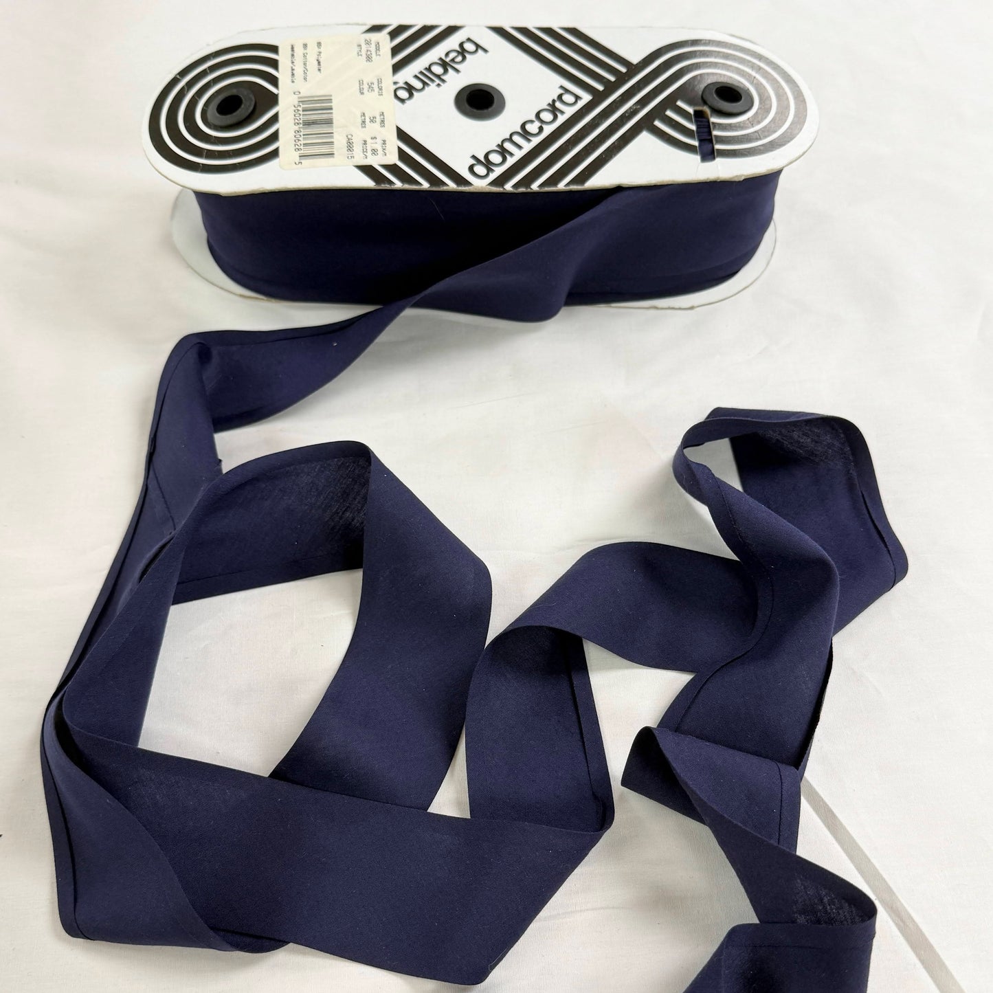Extra Wide Single Fold Bias Hem Tape 51mm (2") - Navy