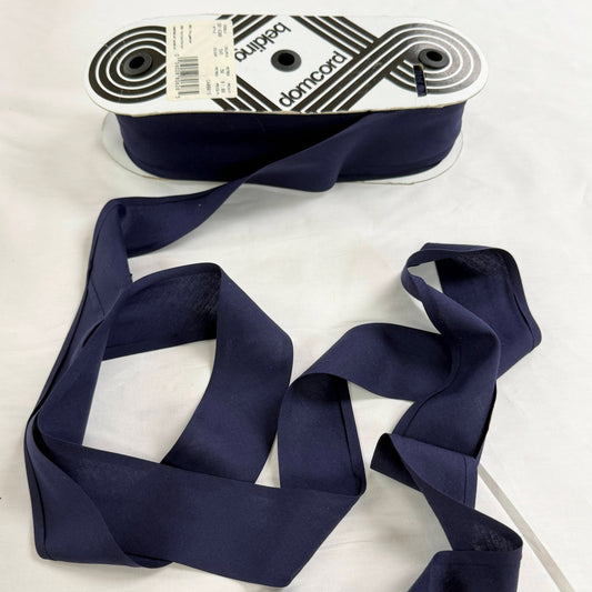 Extra Wide Single Fold Bias Hem Tape 51mm (2") - Navy