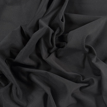 Fine Cotton Stretch Corduroy 16 Whale - Black