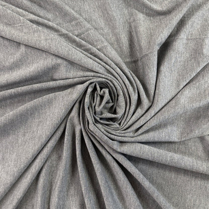 Bamboo Jersey Knit - Heather Grey