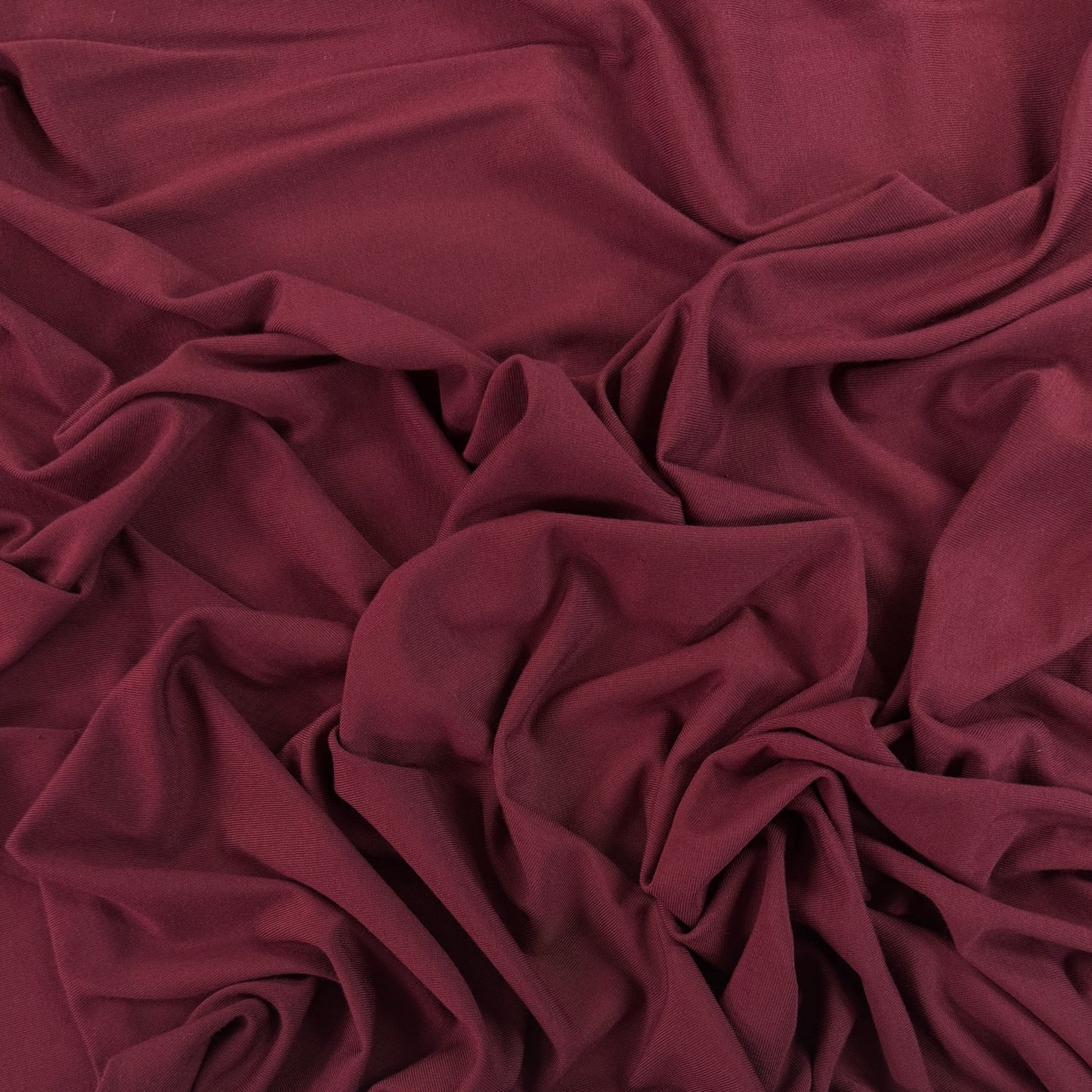 Bamboo Jersey Knit - Burgundy