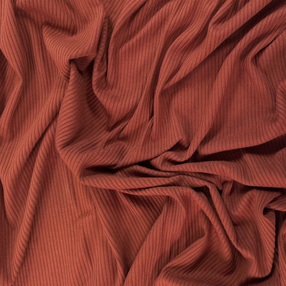 Bamboo Rib Knit - Copper