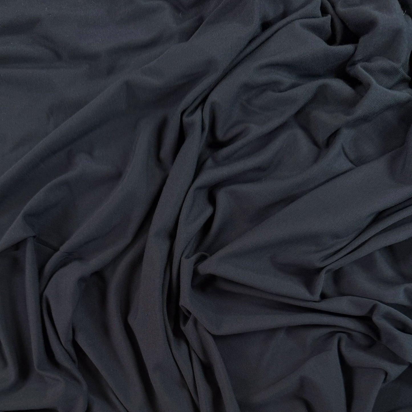 Bamboo Jersey Knit - Navy