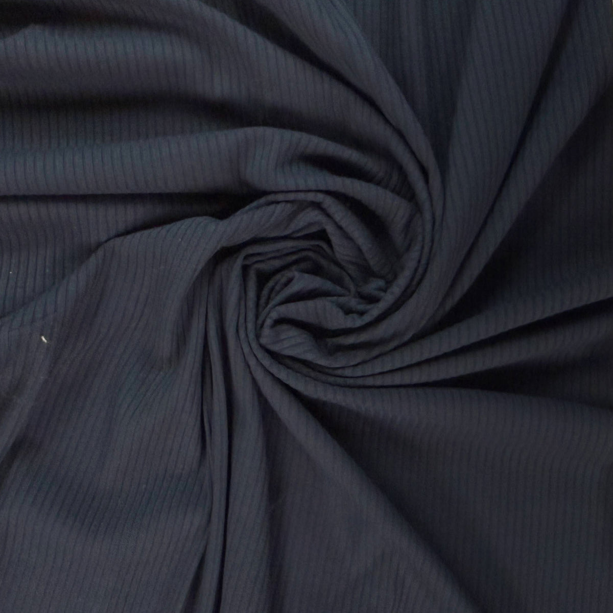 Bamboo Rib Knit - Navy – Riverside Fabrics