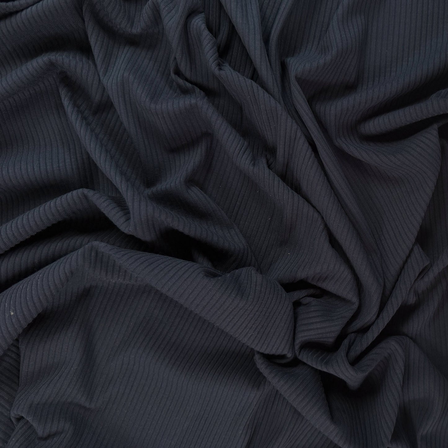 Bamboo Rib Knit - Navy