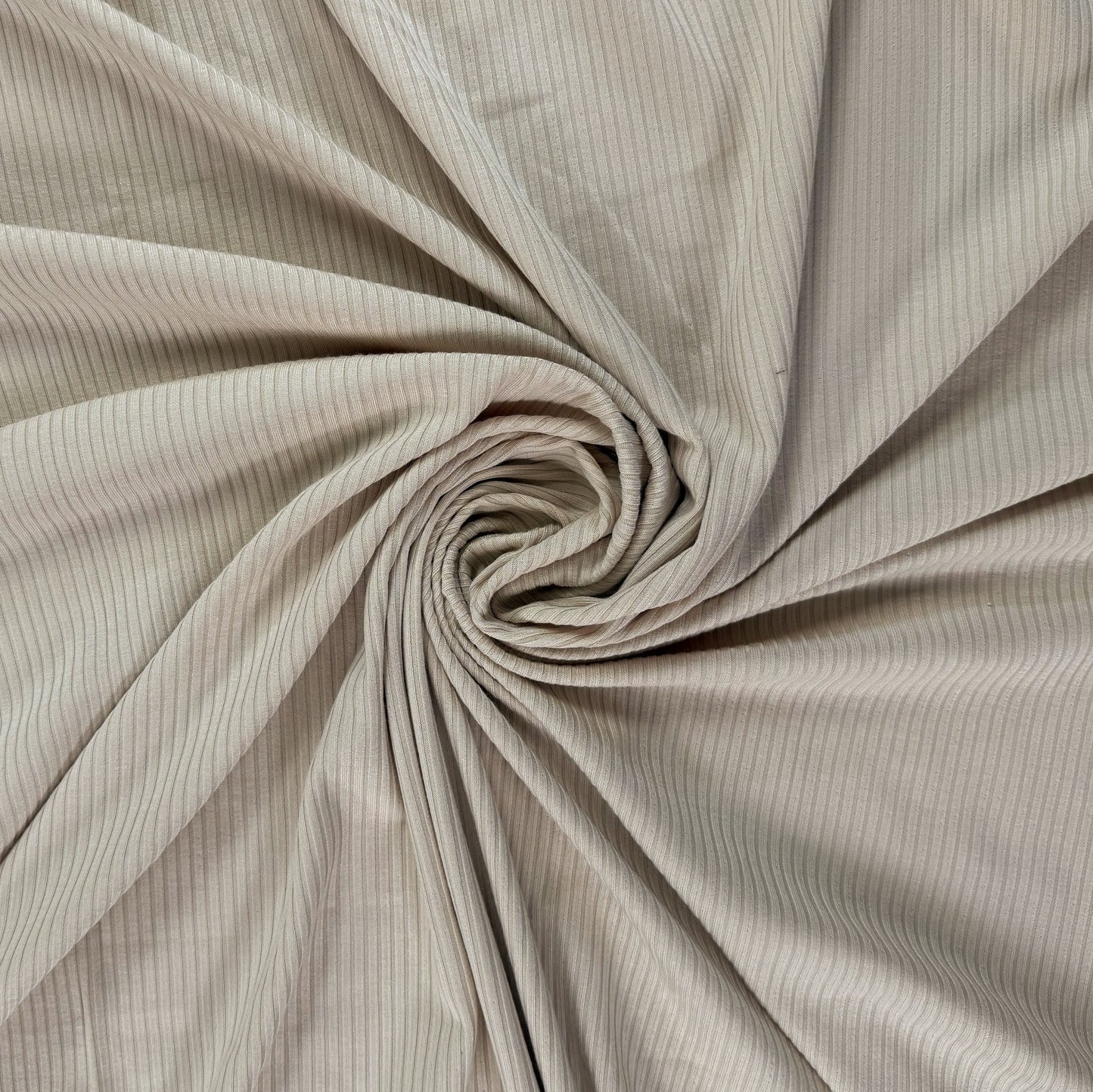 Bamboo Rib Knit - Linen/Beige