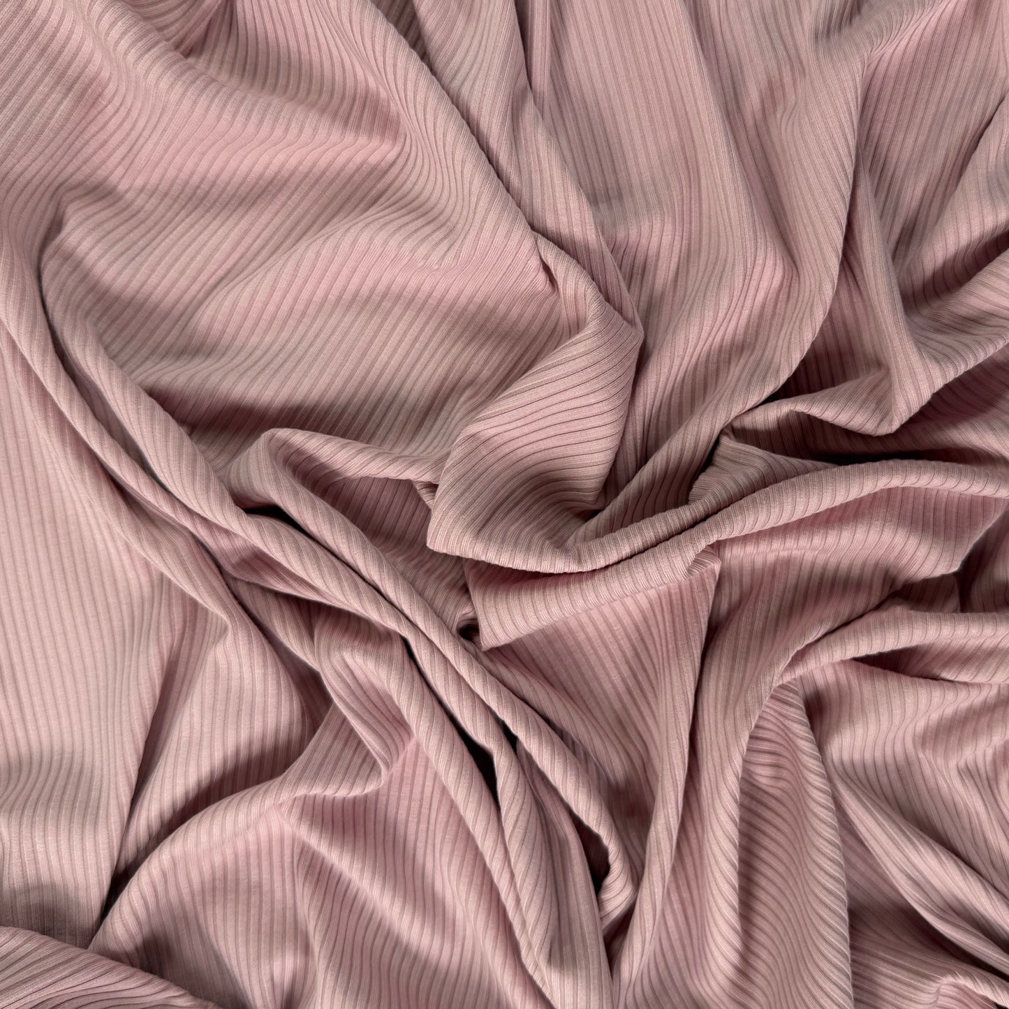 Bamboo Rib Knit - Blush