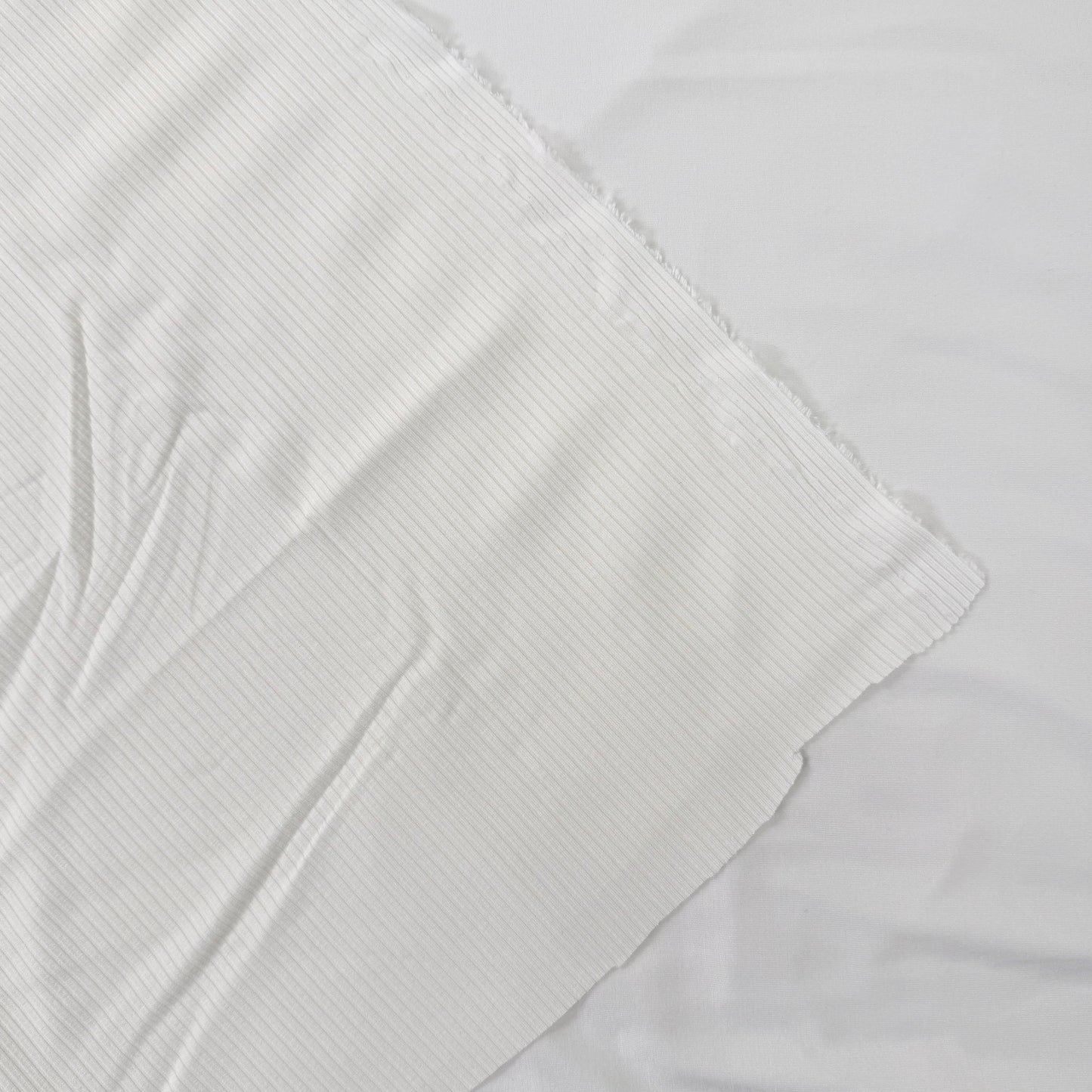 Bamboo Rib Knit - Ivory