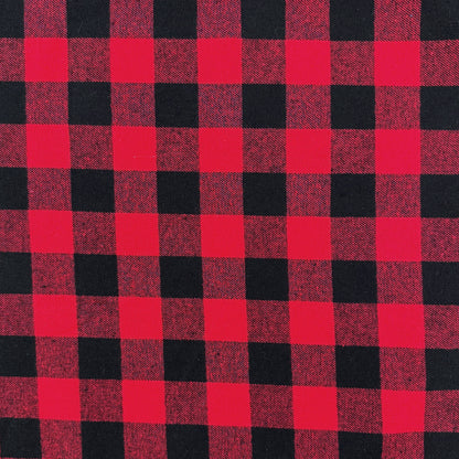 Yarn Dyed Cotton Flannel - Red Buffalo Plaid