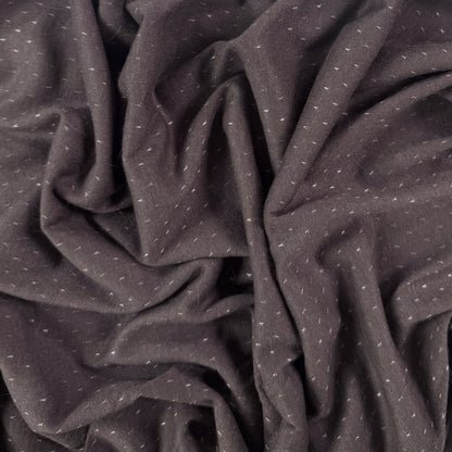 Acrylic Rayon Sweater Knit  - Brown/Purple - Deadstock