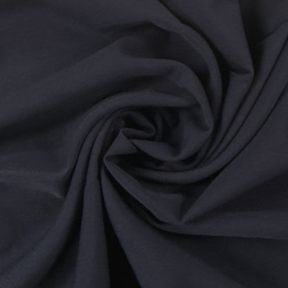 Wool Polyester Herringbone Twill - Dark Navy - Deadstock