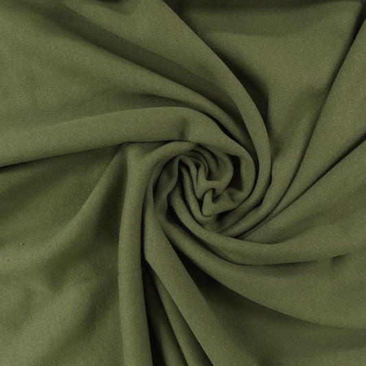 Recycled Heavy Cotton French Terry  - Seaweed
