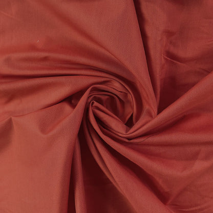 Cotton Diamond Weave Fine Shirting - Tangerine - Film Studio Deadstock