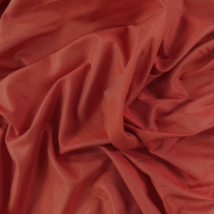 Cotton Diamond Weave Fine Shirting - Tangerine - Film Studio Deadstock