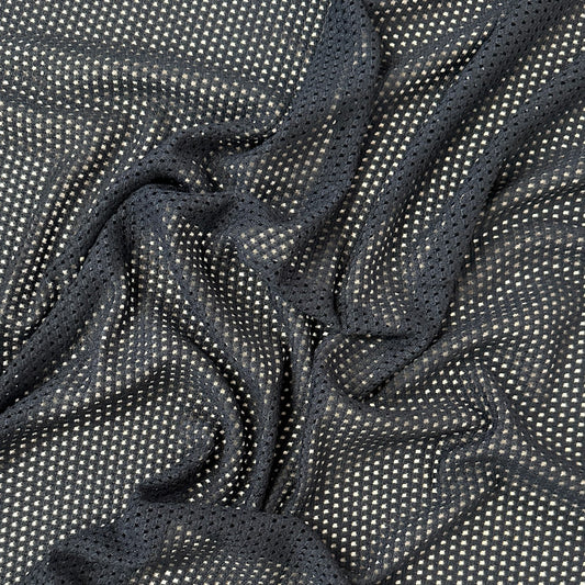 Fine Mesh Sweater Knit - Modal - Black