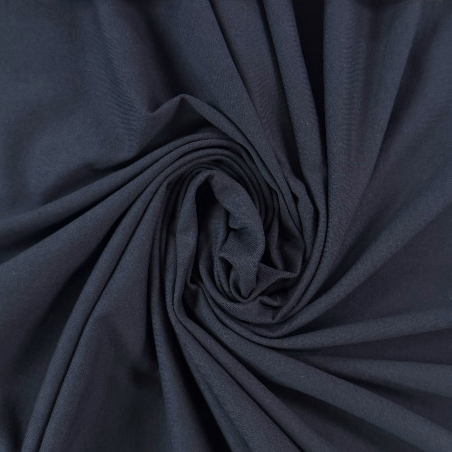 41" Remnant - Cotton Jersey Knit  - Dark Navy - Deadstock