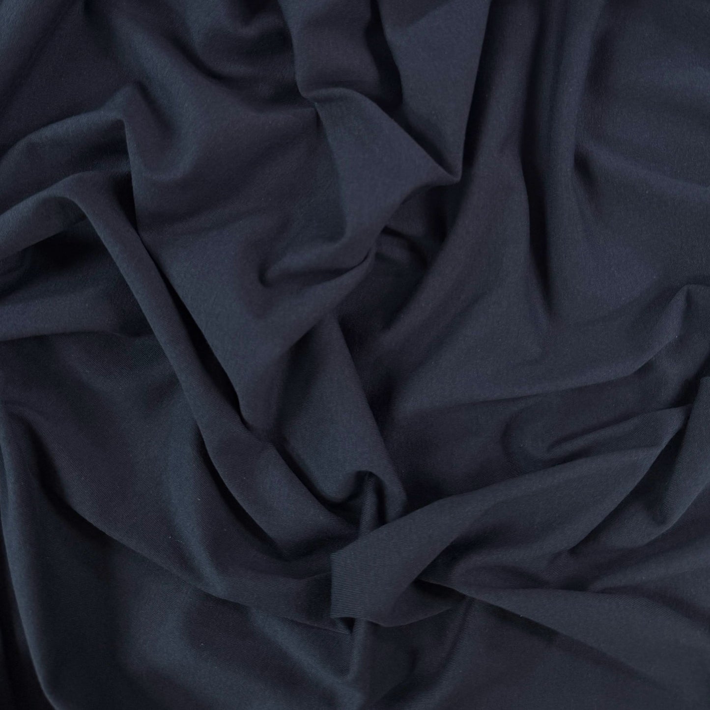 41" Remnant - Cotton Jersey Knit  - Dark Navy - Deadstock