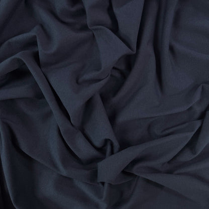 41" Remnant - Cotton Jersey Knit  - Dark Navy - Deadstock