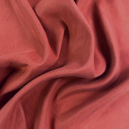 Silk & Linen Woven - Terracotta