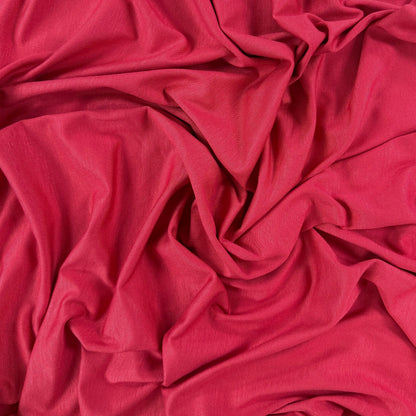 Rayon Jersey Knit - Pink Coral - Deadstock