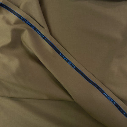 Super 150's British Lightweight Wool Suiting - Golden Brown