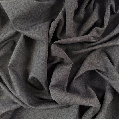 Lightweight Cotton Chambray - Black