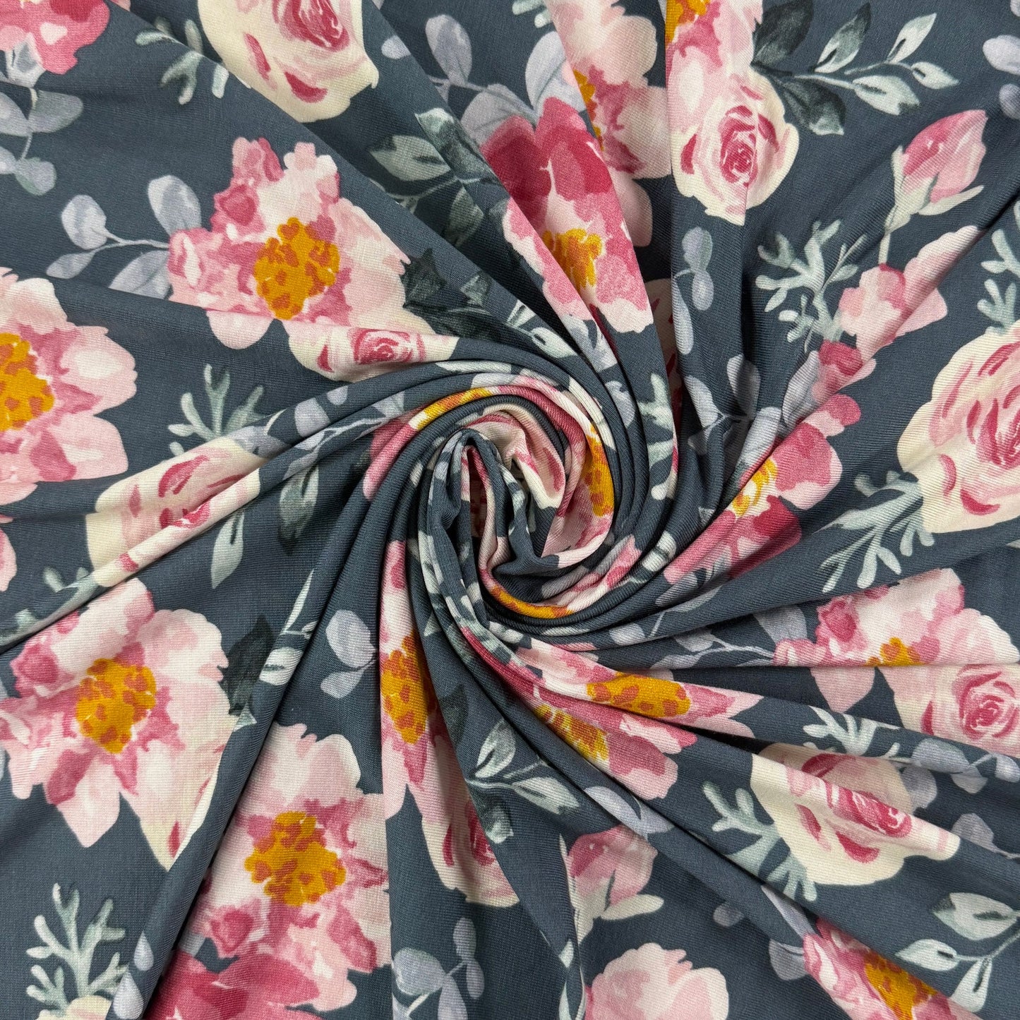 Modal Jersey Knit - Large Florals