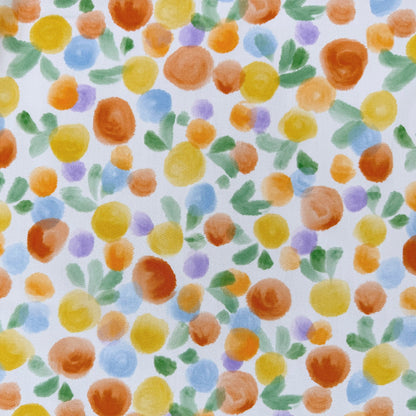 Stretch Cotton Poplin - Abstract Fruit