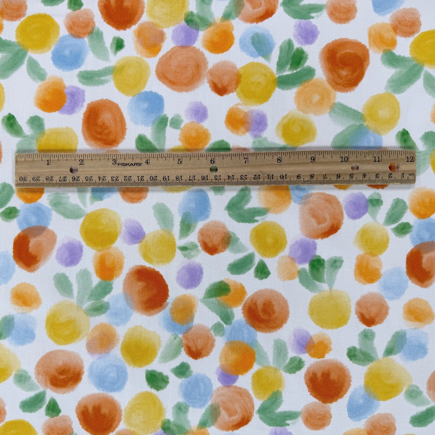 Stretch Cotton Poplin - Abstract Fruit