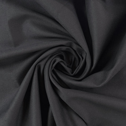 Cotton Twill - Black - 7oz