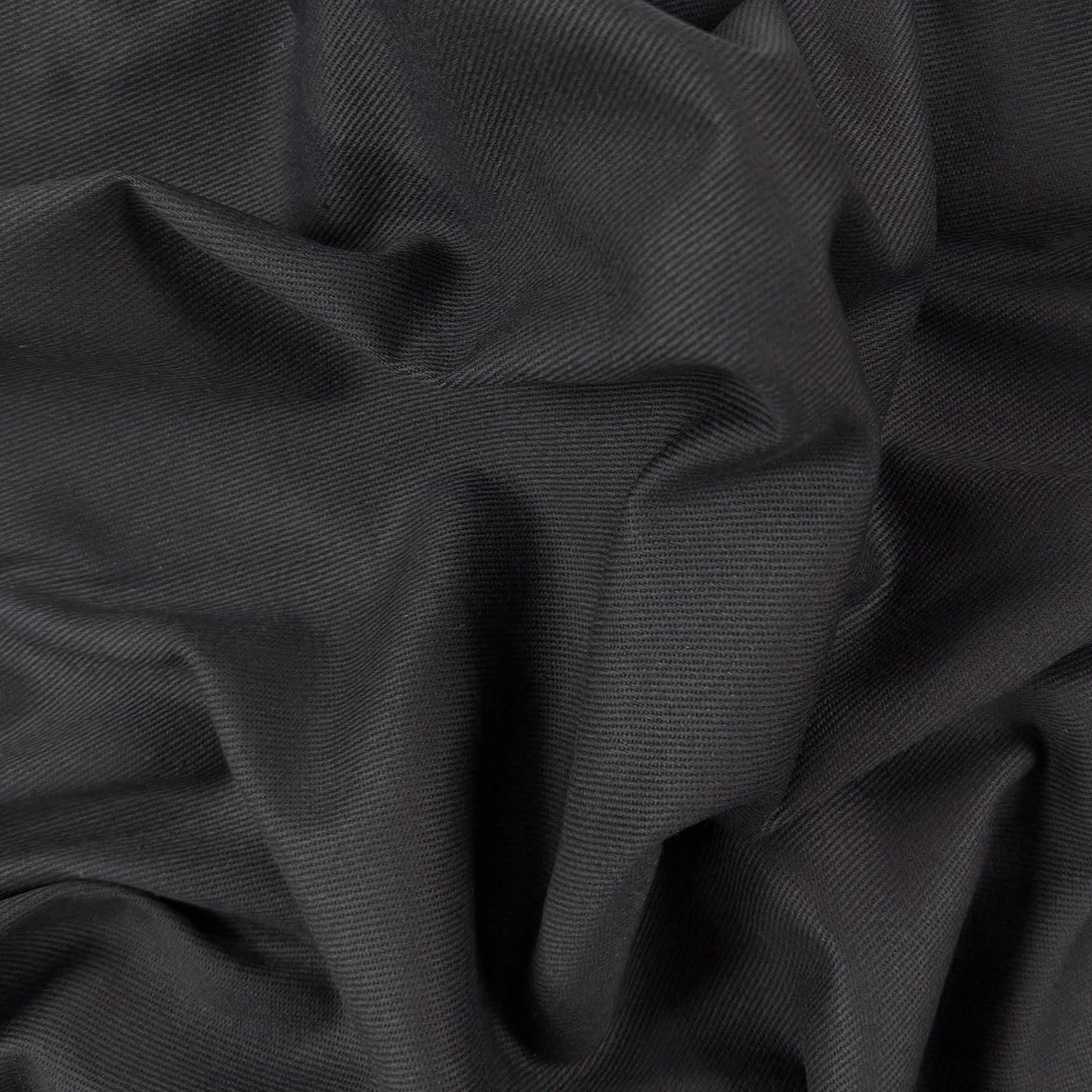 Cotton Twill - Black - 7oz