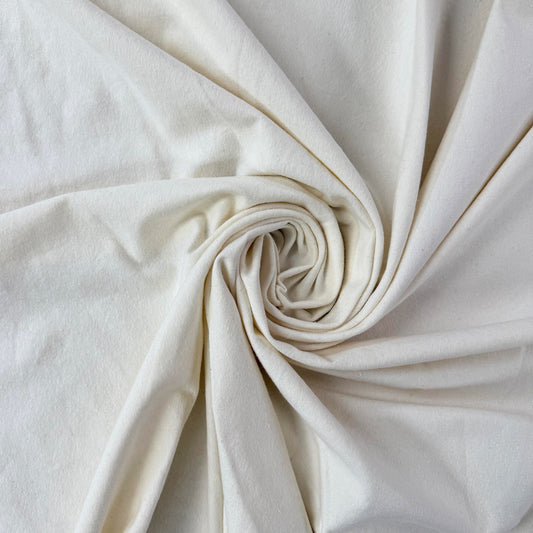 Heavier Hemp Organic Cotton Jersey Knit - Ivory