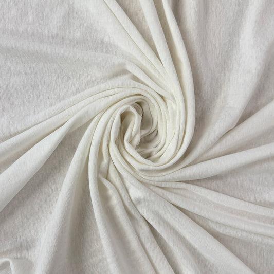 Hemp Organic Cotton Jersey - Ivory